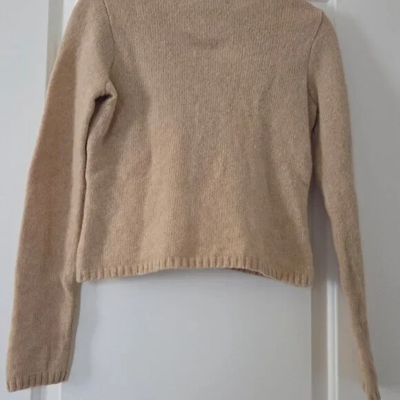 Ralph Lauren Black Label Tan V-Neck Sweater - Picture 2 of 4